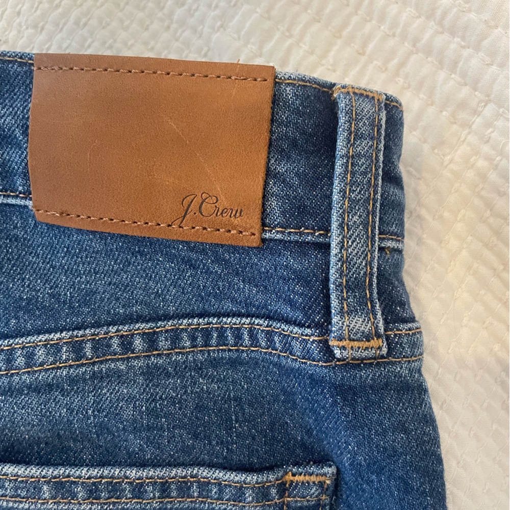 Jcrew high waist straight jeans